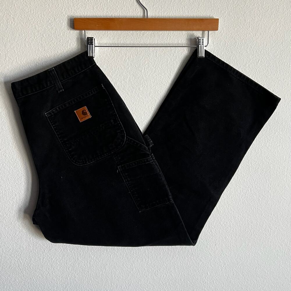 Carhartt B11 BLK black work wear carpenter pants
